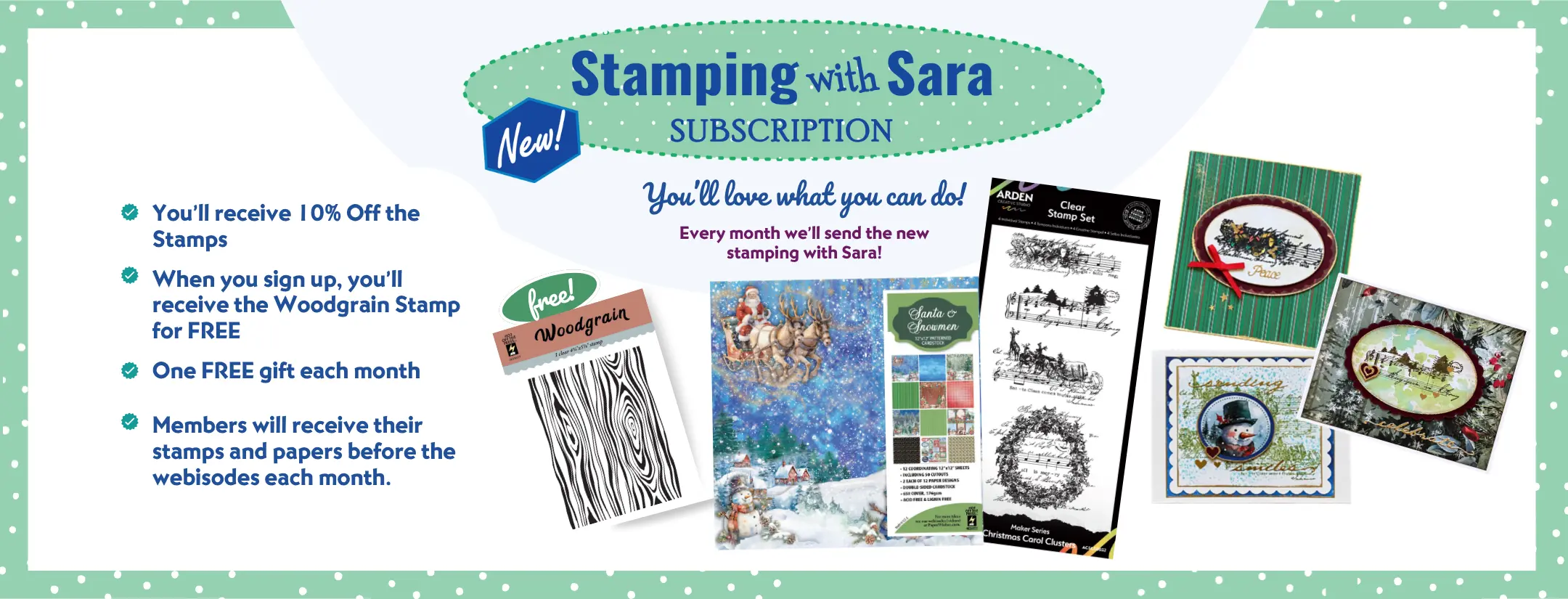 Stamping with Sara Subscription